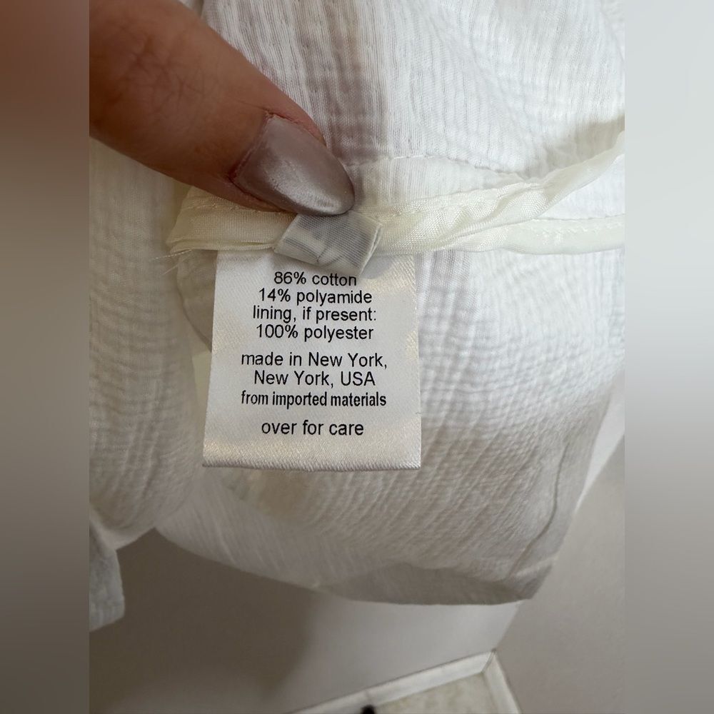 Rachel Comey Fresco Top White Sz XS - Picture 6 of 9